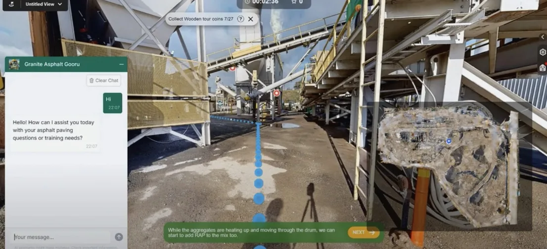 Granite: immersive learning with digital twins